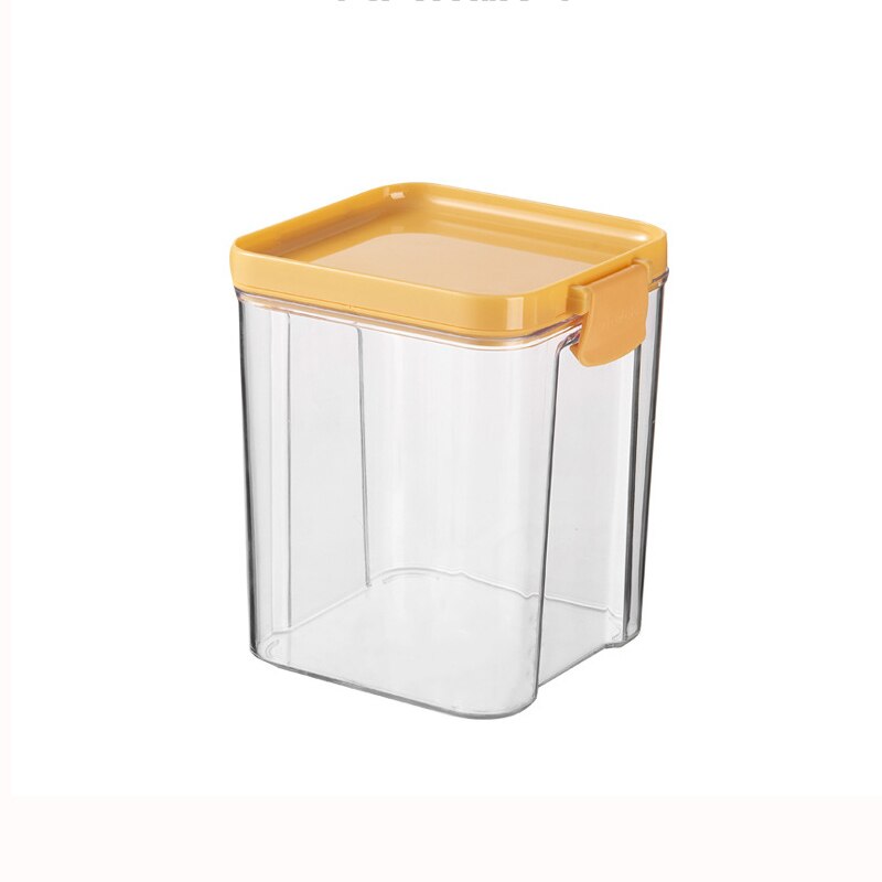 Storage Bottles and Jars Clear Plastic with Lids Food Container Spices Jar |-f-| Pots Boxes for Cereals Bottle-f-jars Sugar Bowl