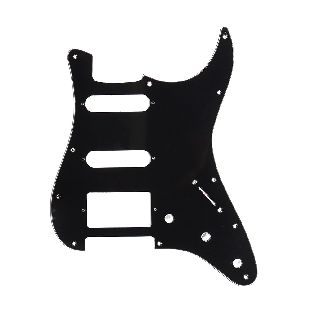 Elgitar plekterbrett én humbucker gitar plekterbrett pvc 11 hull høy temperaturbestandig for fender stratocaster