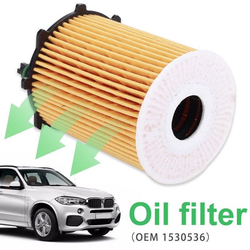 Automobile oil filter, oil filter element, oil compartment, suitable for logo Citroen and Ford