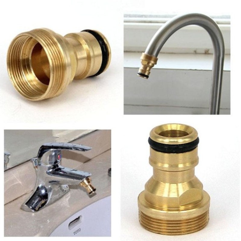 Washing machine copper connection water conversion interface accessories All-copper basin connection car wash water pipe