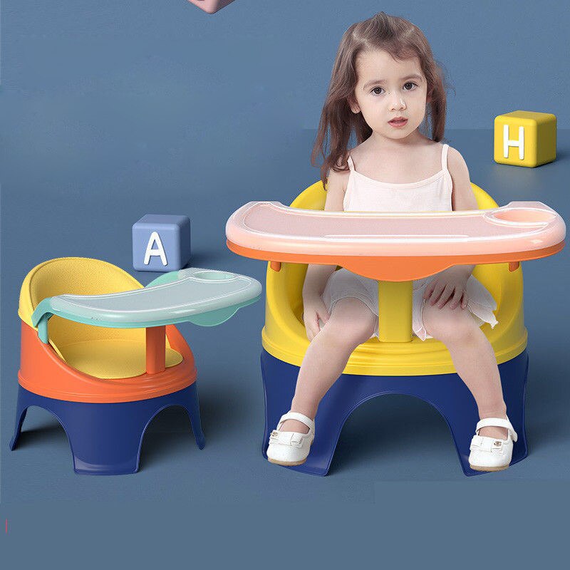 Kinderen Eetkamerstoel Met Plaat Baby Eten Tafel Kinderstoel Eettafel Terug Call Genoemd Stoel Baby Plastic Kruk