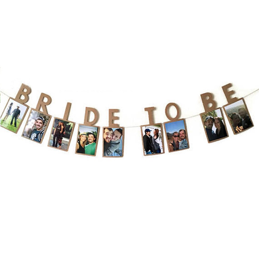 Bride To Be Photo Banner Bride Bunting For Wedding Decoration And Bridal Shower Party Supply