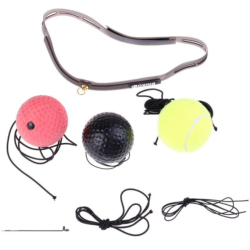 Boxing Reflex Speed Punch Ball Boxer Raising Reaction Force Hand Eye Training Set Stress Boxing Thai Exercise
