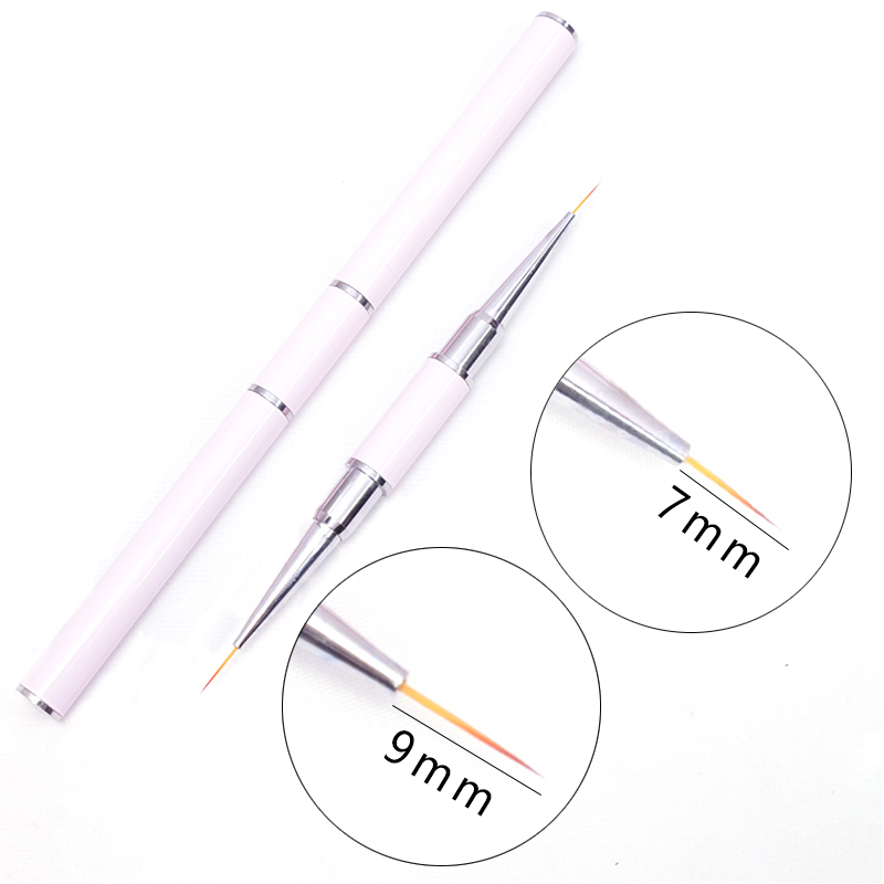 uñas accesorios y herramientas pinceles uñas manicura pincel uñas acrilicas nails Pincel para decoración de uñas, accesorios para manicura, fototerapia, acrílico, UV, extensión de Gel, pintura de revestimiento, 1 ud.