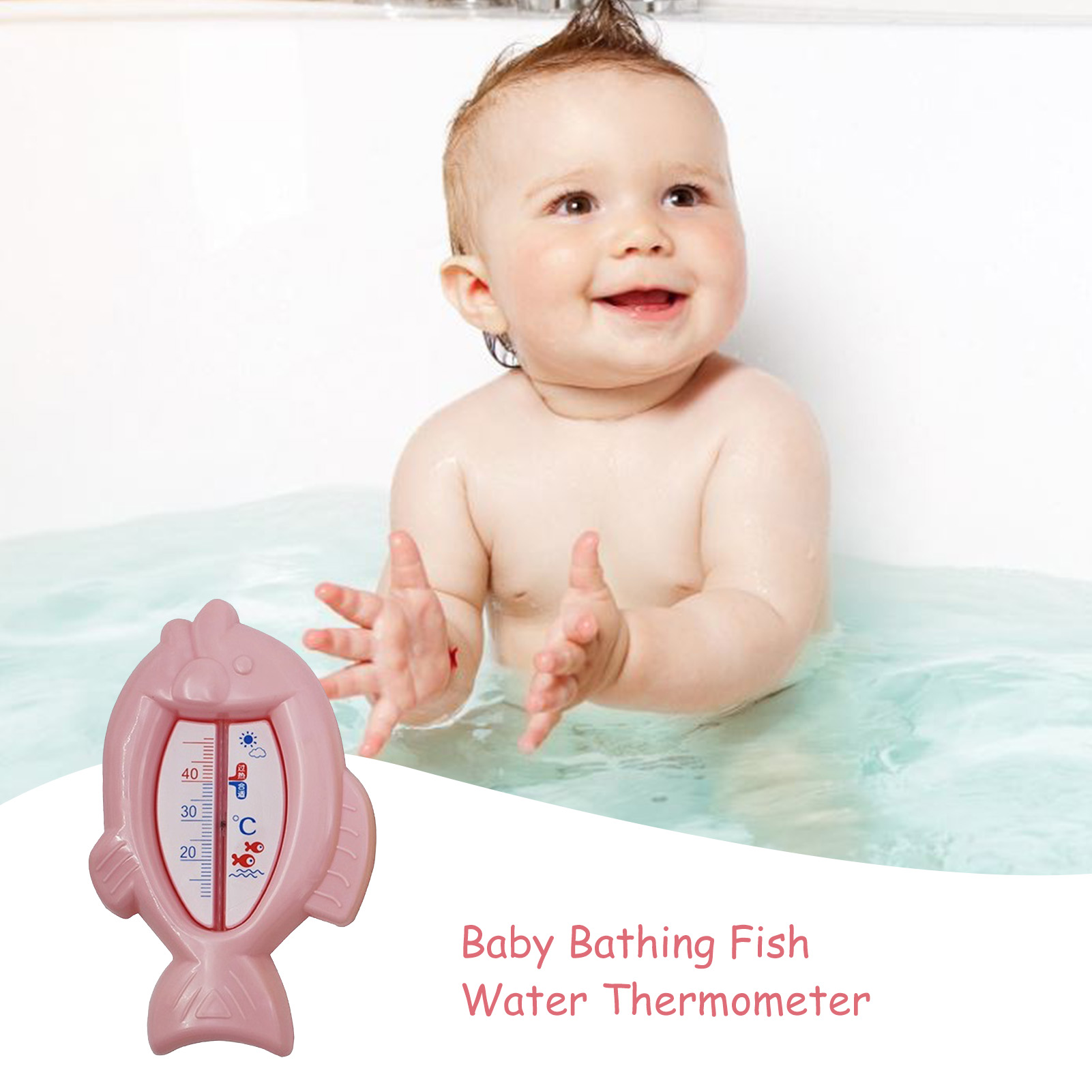 Baby Bad Thermometer Mooie Vis Water Temperatuur Meter