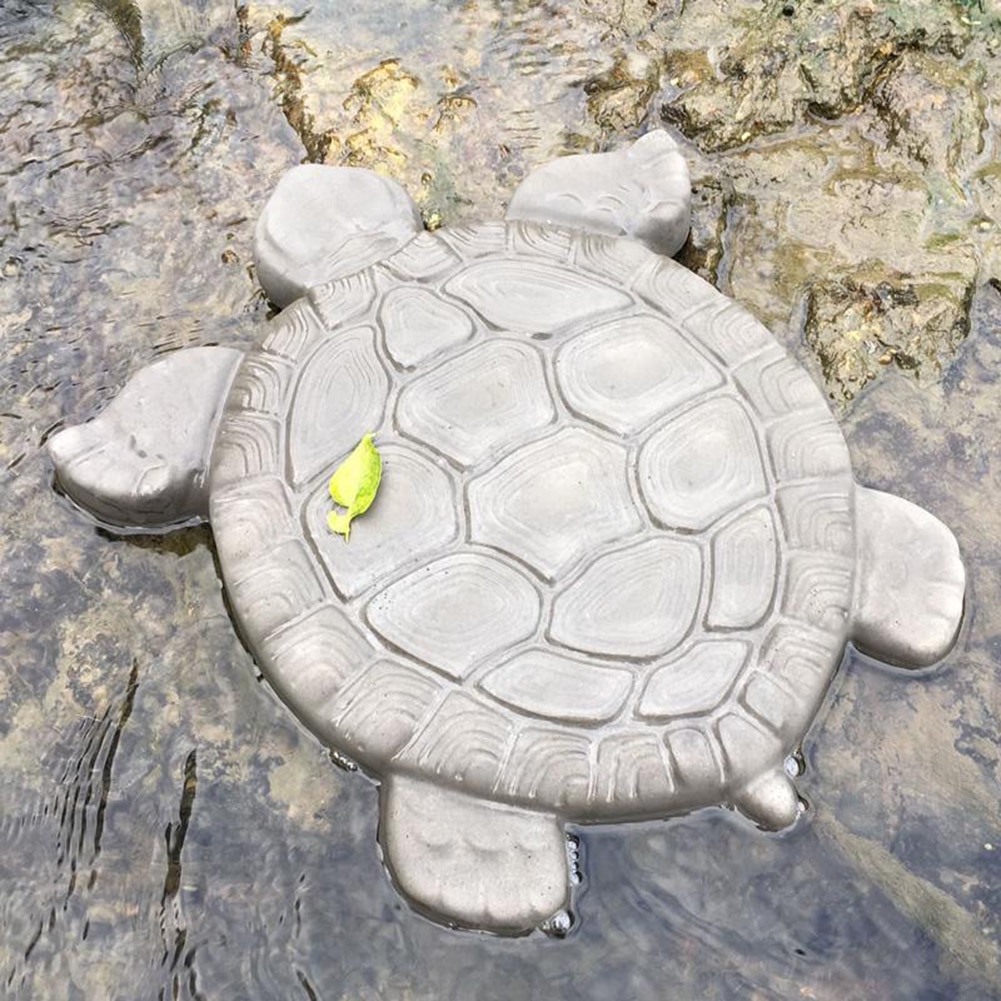 Tool Concrete Cement Outdoor Stepping Stone Manual Reusable Black Driveway Turtle Shape Paving Mold Garden Decor Se27