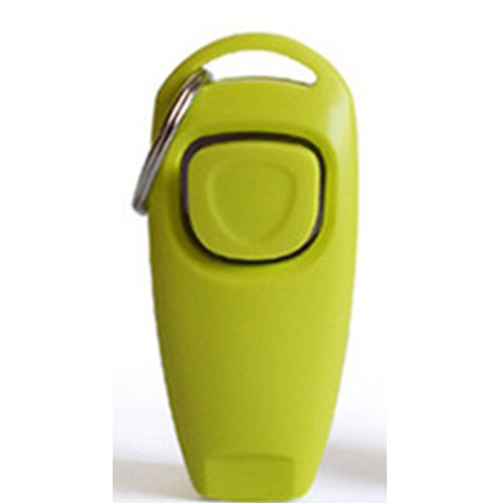 Pet Toy Training 2-in-1 Dog Training Whistle Clicker Pet Dog Trainer Aid Guide Dog Supplies Easy To Carry PC Material: Light Green