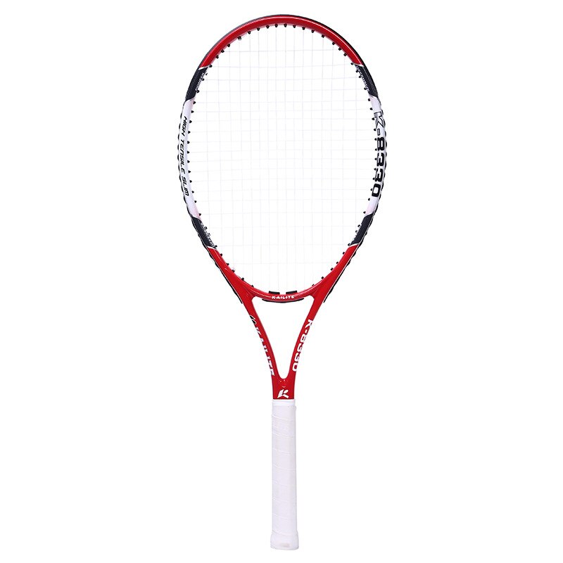 Raqueta De Tenis De aleación De aluminio y carbono, raqueta De entrenamiento Unisex De raqueta De Tenis con bolsa De agarre libre: Red