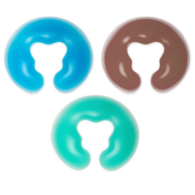 Cojín de silicona suave para masaje en forma de U, almohadilla de Gel para Spa, relajante, para el cuidado de la salud, 1 Uds.
