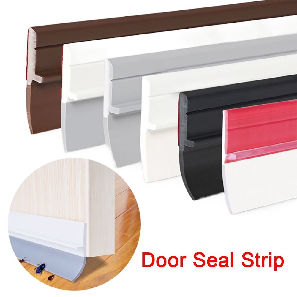 Pvc Deur Bodem Afdichting Strip Zelfklevende Deur Raam Tochtstrip Afdichting Strips Stopper Deur Afdichting Anti-Koude Gap Blokker