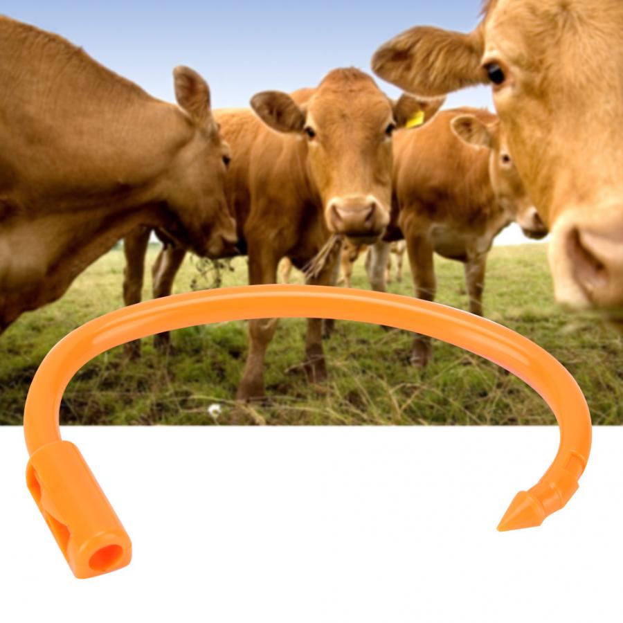 3 stk hl -q5 farm plasti næse ring tyr ko kvæg næse ring dyr udstyr tilbehør