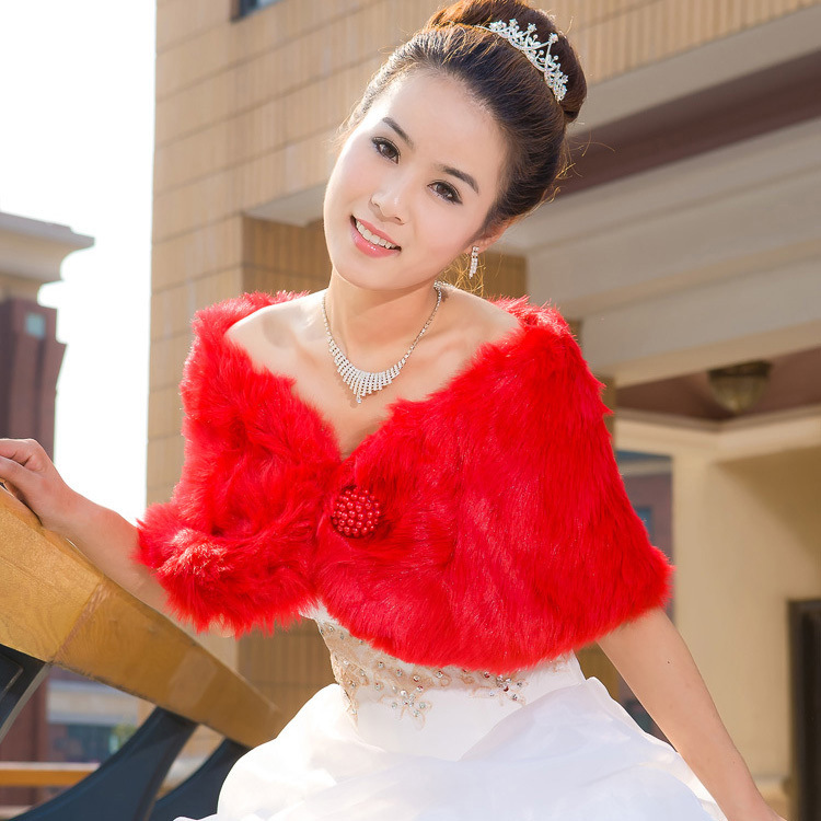 Naisten hääbolero-kääreet talvi turkishuivi morsiustakit asusteet