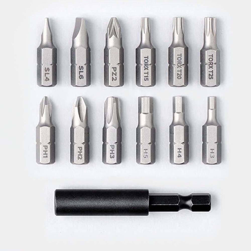XIAOMI Mijia Cordless Rechargeable Screwdriver 3.6V 2000mAh Li-ion 5N.M Electric Screwdriver With 12Pcs S2 Screw Bits For Home