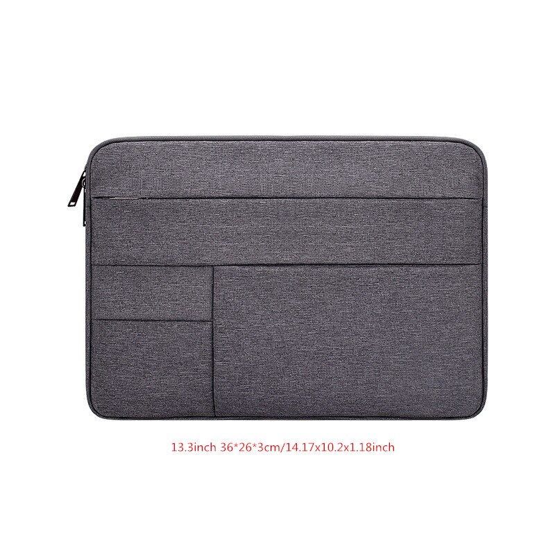 Teczka biurowa torby na laptopa torba podróżna Business Tote odporna na wstrząsy wodoodporna męska damska torba na telefon komórkowy pokrowiec: Dark gray S