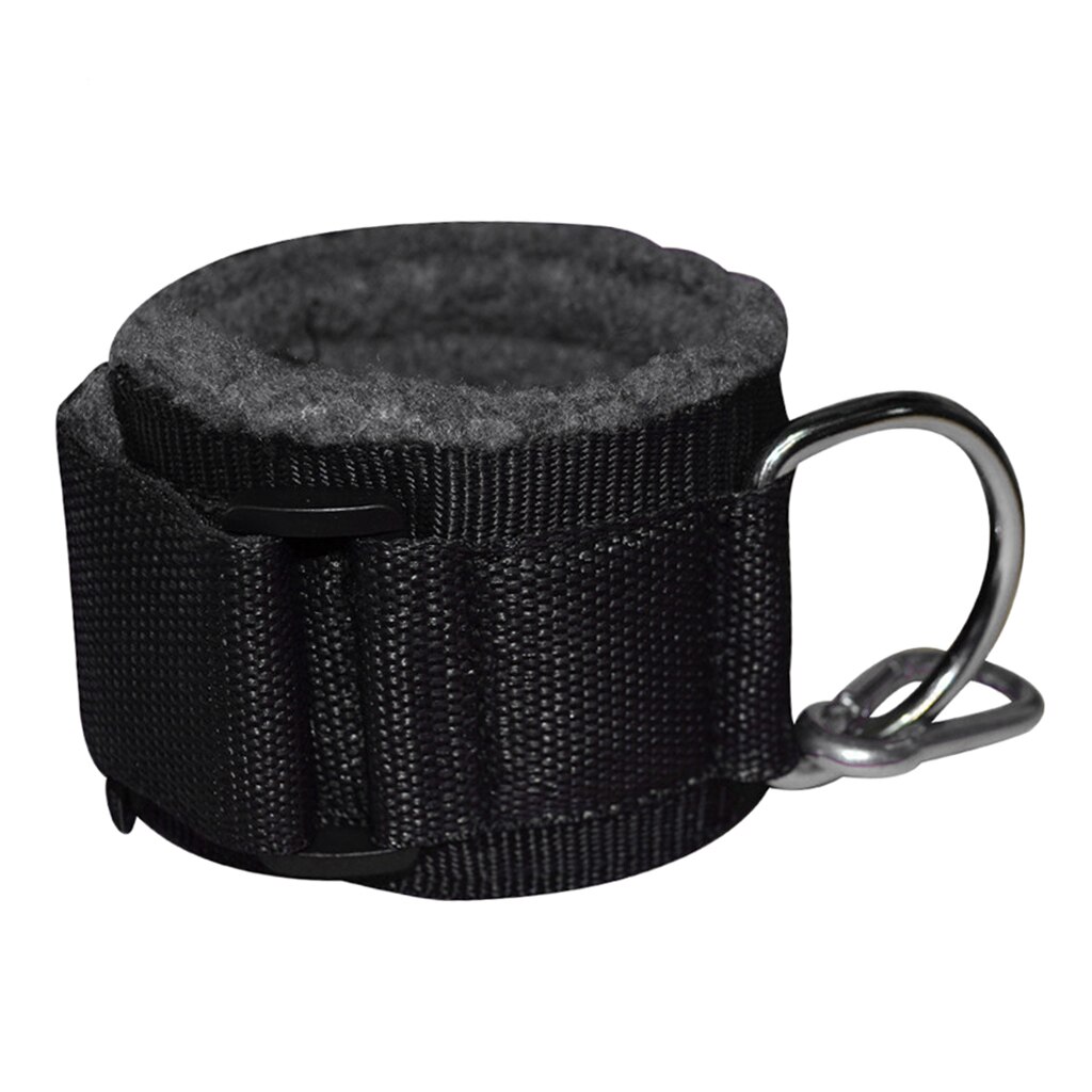 Correa de tobillo acolchada ajustable para Fitness, puño para Kickbacks, entrenamiento con glúteos, extensiones de piernas, rizos, abductores de cadera, máquinas de Cable