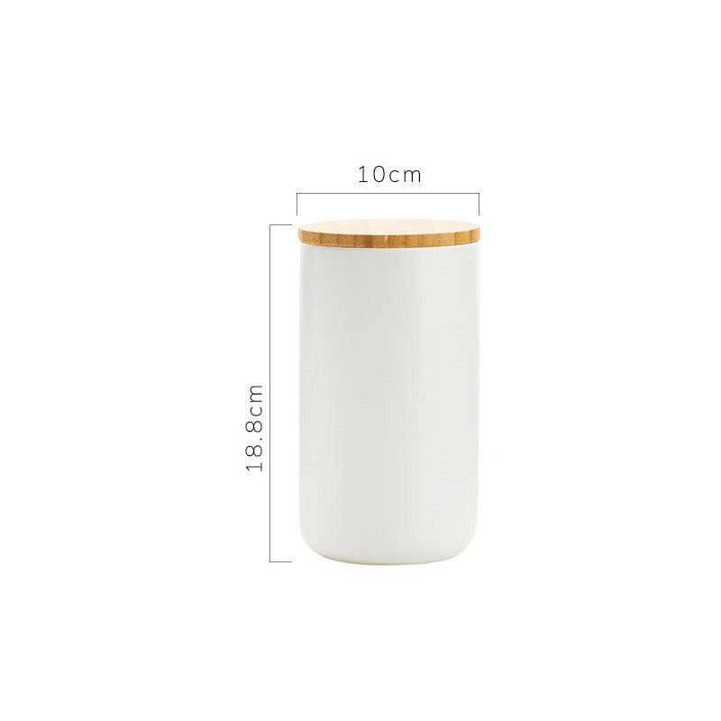 European Ceramic Storage Jar with Lid Marble Texture Kitchen Seal Cereal Dispenser Living Room Desktop Golden Stroke Candy Jar: B-large