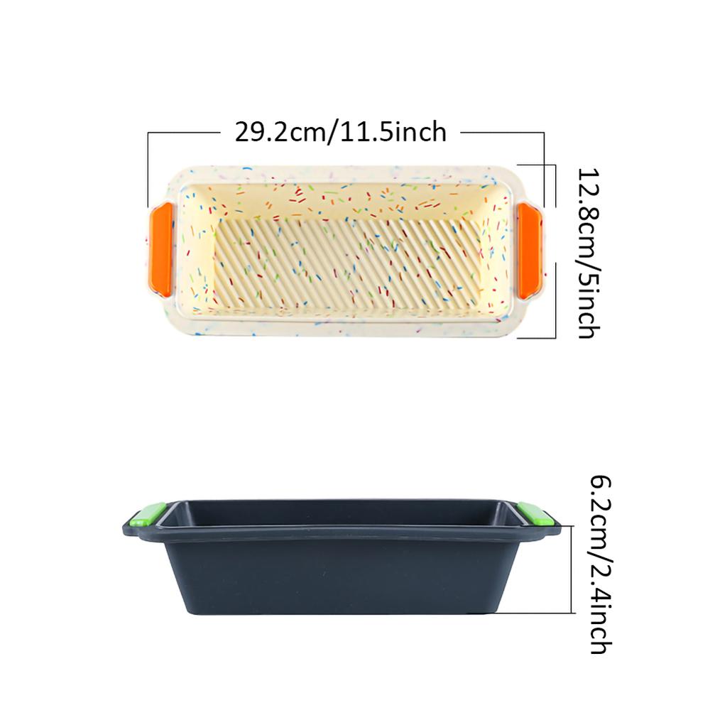 Siliconen Brood Bakvorm Cake Toast Vorm Bakken Cake Pannen Gerechten Voor Cake Bakvormen Lade Decorating Cake Tool