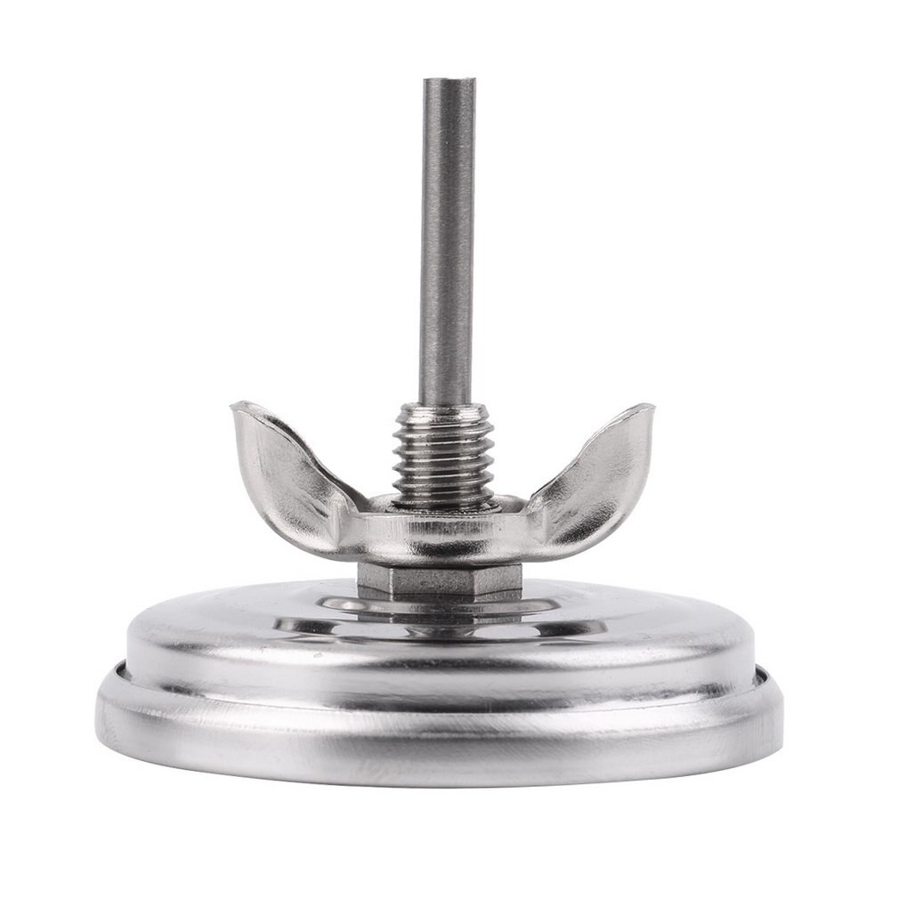 Ugnstermometrar i rostfritt stål bbq rökare gropgrill bimetallisk termometer tempmätare med dubbel gage 500 graders matlagningsverktyg