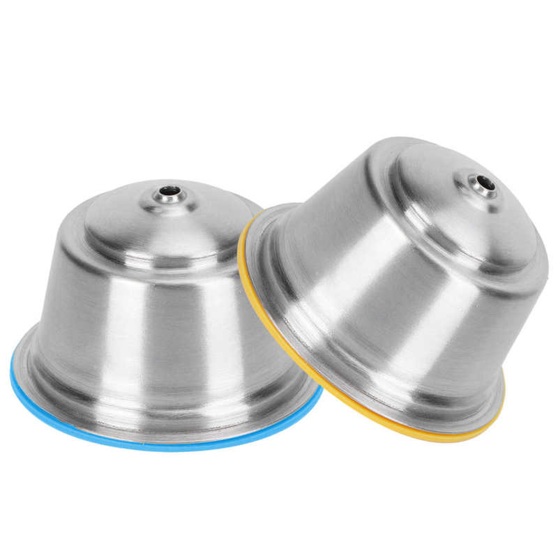 Capsule de café réutilisable d'acier inoxydable de filtre de café de tasse de Capsule de café adaptée à la cafetière de Dolce Gusto