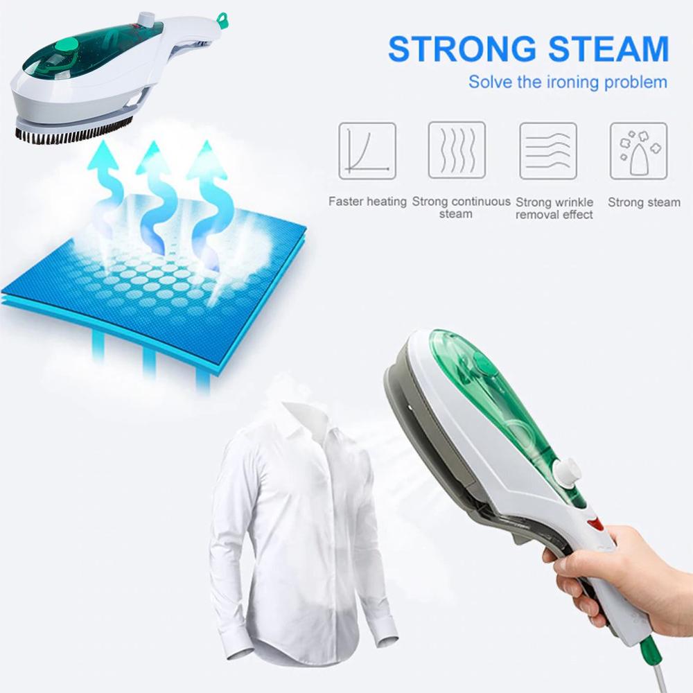 110v 220v mini stoomstrijkijzer draagbare stomerijborstel kleding huishoudelijk apparaat draagbare reiskledingstomers kleding