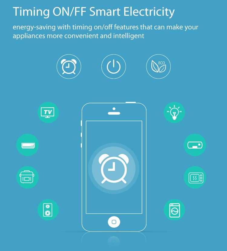 YobangSecurity WiFi Smart Socket Wireless Plug Power Sockets EU Smart Home Switch Work With Alexa Google Assistant IFTTT