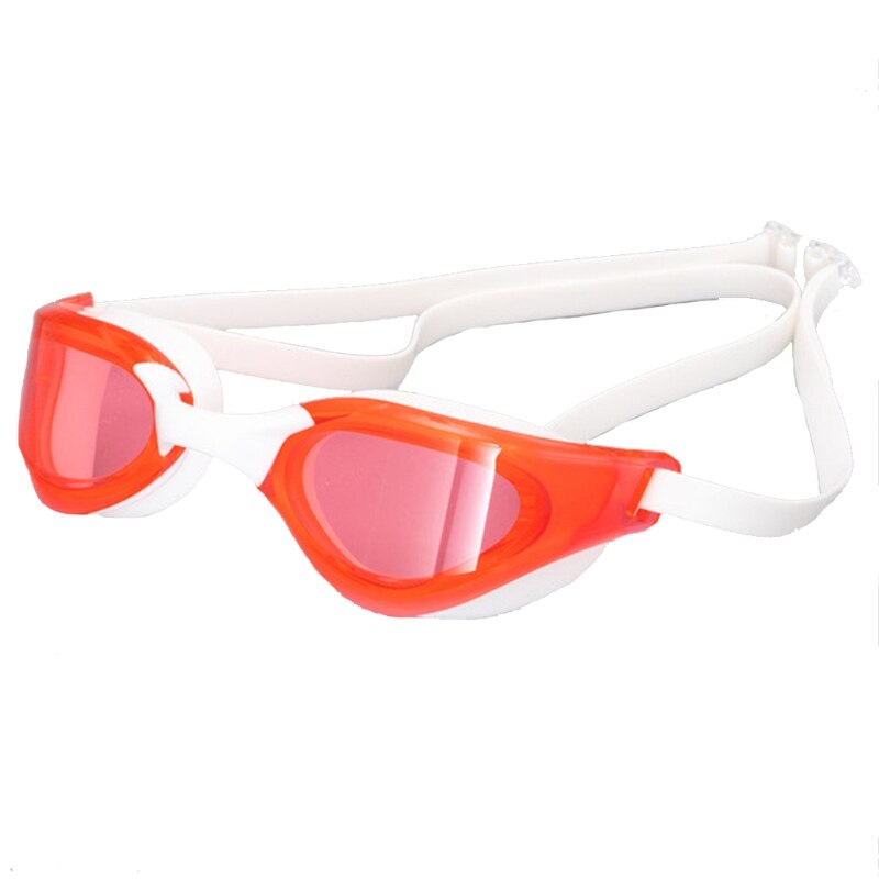 Zwembril, Siliconen Zwembril Uv-bescherming Waterdichte Anti-Fog Verstelbare Riem Comfortabel Met Case G32E