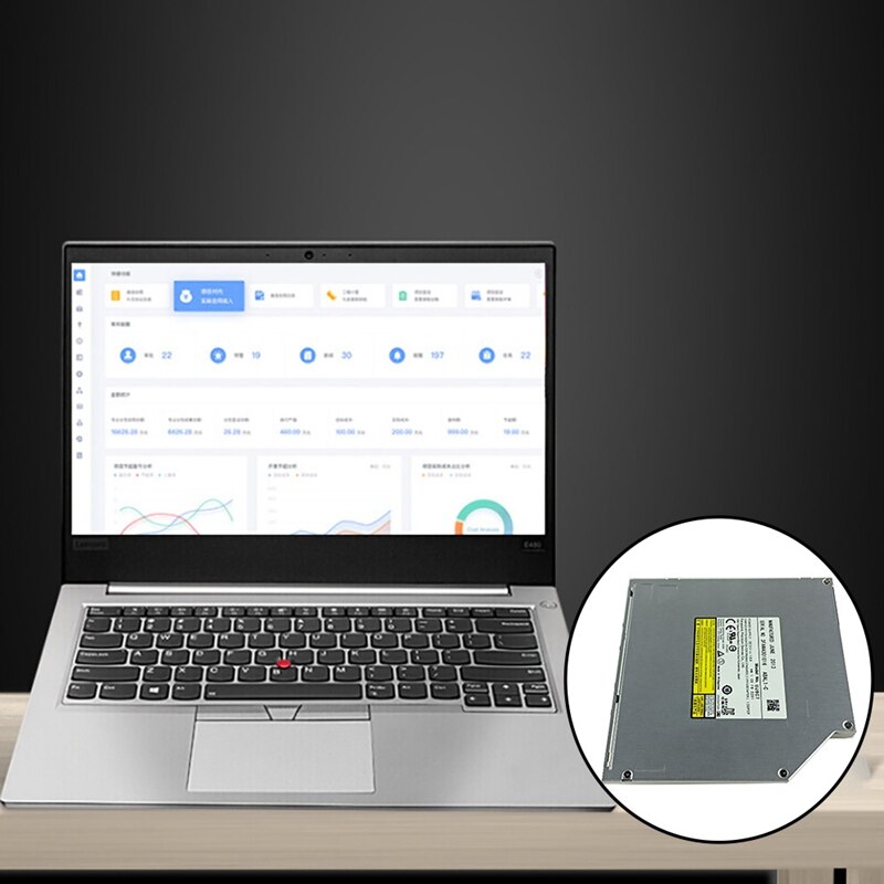 Dvd Branden Optische Drive Voor Dell Alien 14 M14XR1 Sata Seriële Poort Slot-In 9.5Mm Ultra-Dunne dvd Branden Optische Drive