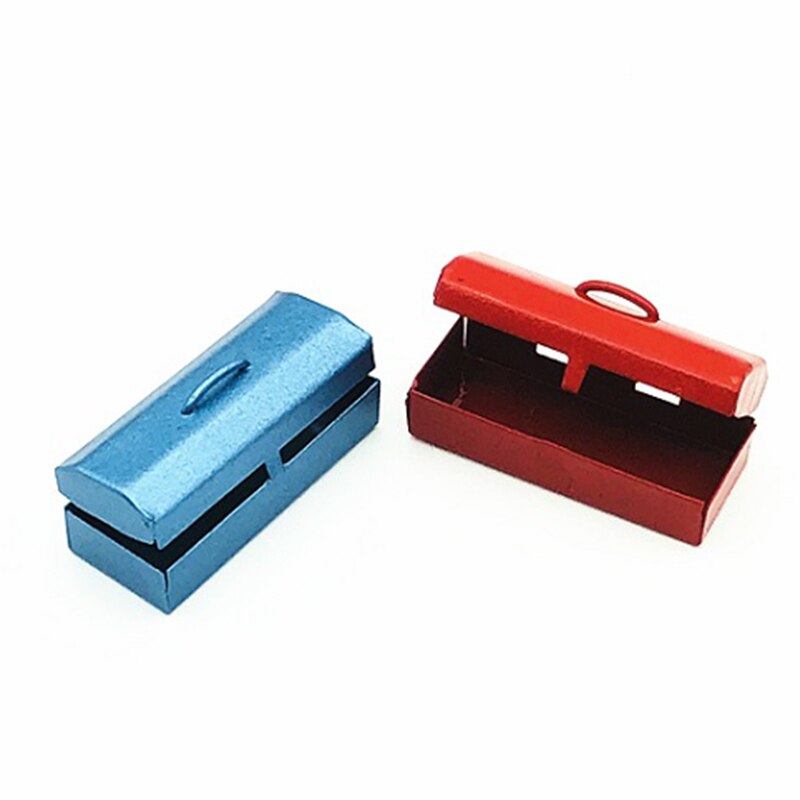 Rc chenille 1:10 accessoires Mini marteau clé boîte à outils pour Traxxas Trx-4 Tamiya Cc01 Axial Scx10 D90 D110 Tf2 Rc voiture (bleu)