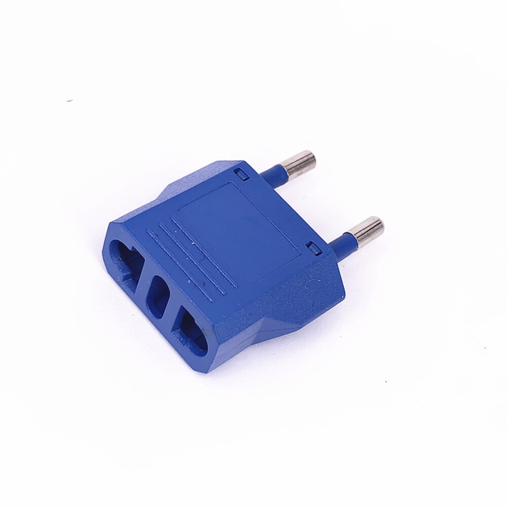 Vs Naar Eu Plug Adapter Converter Amerikaanse Japan Euro Europese Type C Travel Adapter Power Elektrische Stopcontacten Stopcontact: Blauw