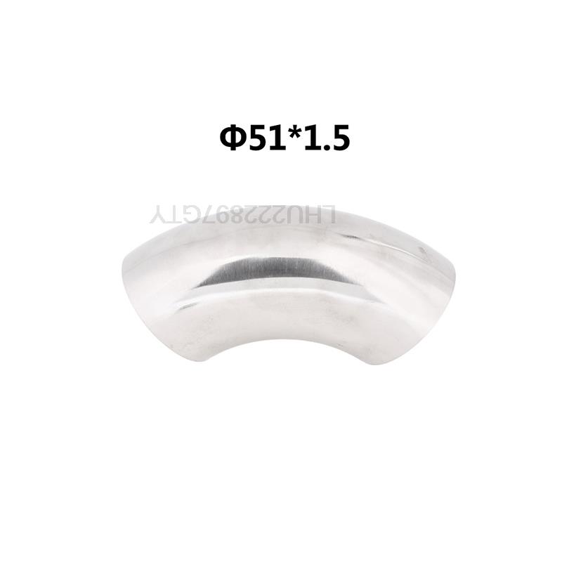 1PC Automobile Exhaust Pipe Muffler Turns into Stainless steel Elbow 90 Degree: -N5