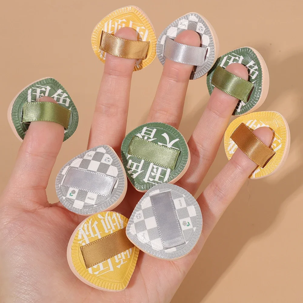 Finger Mini Puff Cosmetic Cushion Puff Concealer Foundation Detail Puffs Finger Puff Set Makeup Sponge Beauty Tools
