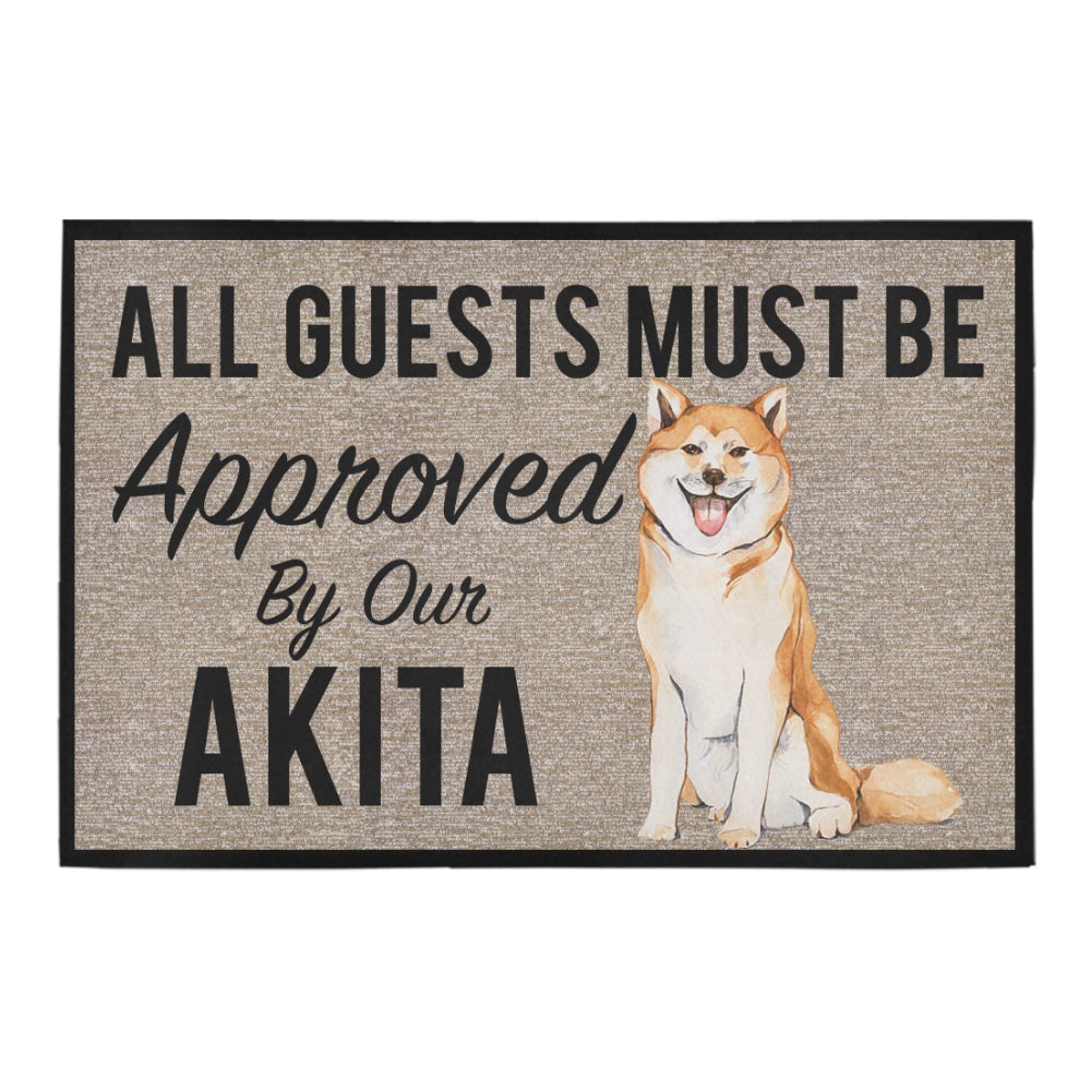 CLOOCL All Guests Must Be Approved By Our French Bulldog Doormat 3D Print Pet Dog Doormat Non Slip Floor Mat Decor: Doormat 14