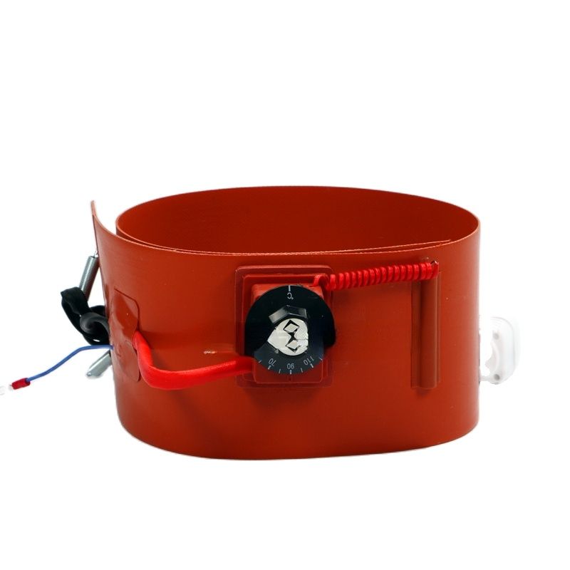 Ceinture chauffante en Silicone pour réservoir de gaz liquéfié, avec protecteur de fuite, pour cylindre en acier