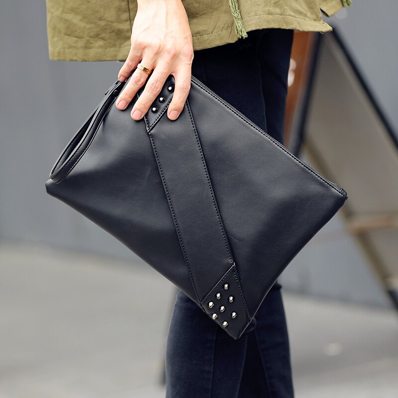 klinknagel Vrouwen Koppelingen luxe envelop clutch portemonnee tas voor Crossbody bag Lady Handtas – Grandado