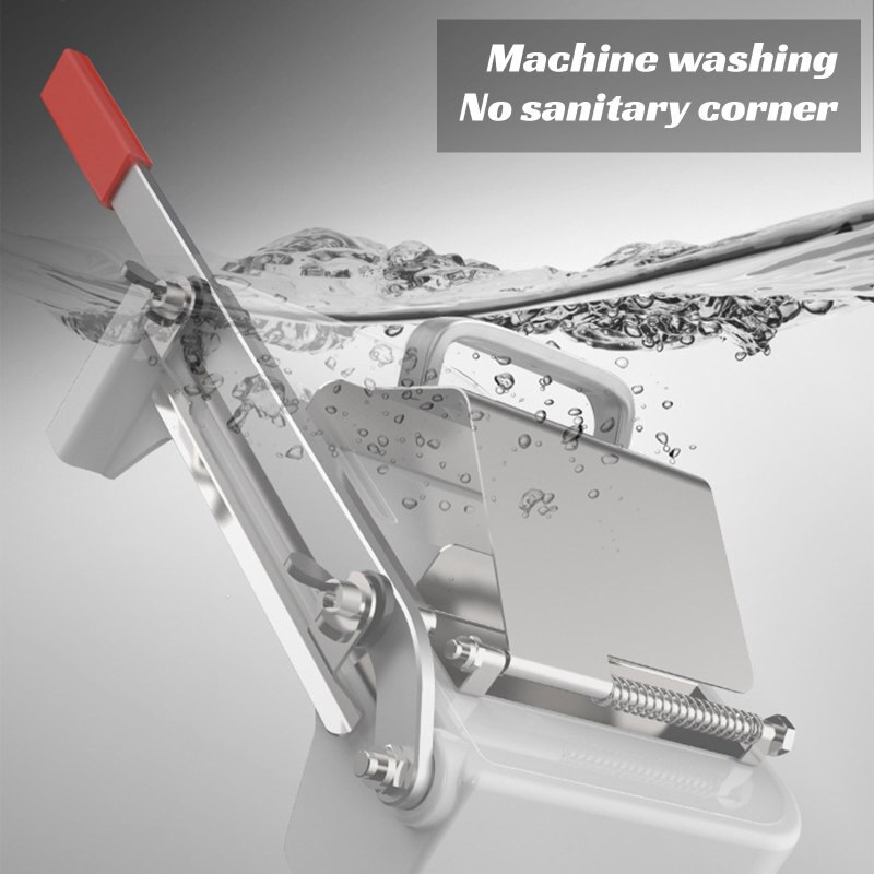 Meat Slicer Meat Slicing Machine Adjustable Alloy+Stainless Steel Meat Vegetables Cutting Machine Kitchen Tools Gadget Household