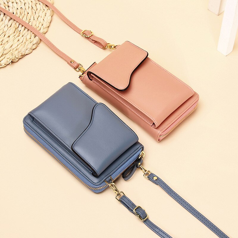 PU Leather Small Shoulder Bag Casual Handbag Crossbody Bags for Women Phone Pocket Girl Purse Mini Messenger Bags