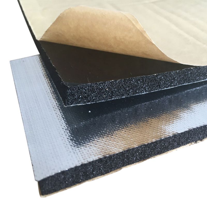 Aislamiento acústico de fibra de vidrio para coche, aislamiento térmico de caucho, insonorización, vibración, FM, 30x50cm