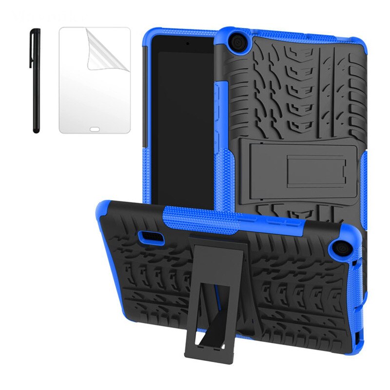 Pour Huawei MediaPad T3 7 BG2-W09 étui 7.0 pouces WiFi Version tablette étui hybride armure béquille silicone support Funda FilmPen