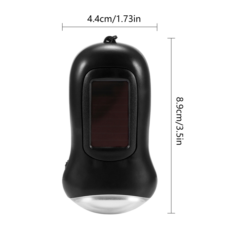 Mini Portable Hand Crank Dynamo 3 LED Hand Crank Powered Flashlight Household Outdoor Emergency Camping Torch D5QC