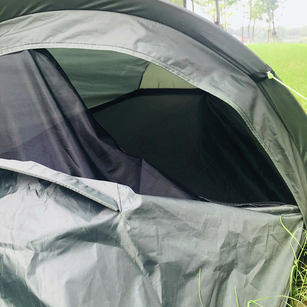 Ultralette udendørs camping sove telt letvægts en person telt rygsæk taske vandtæt camping og vandreture