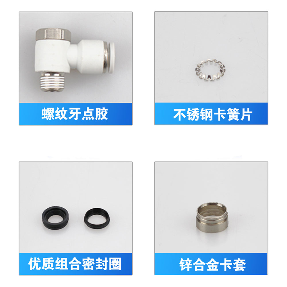 M3 M4 M5 M6 1/8" 1/4" 3/8" 1/2" BSP mannelijk naar 4 6 8 10 12 14 16 mm buiselleboog messing pneumatische luchtfittingen push-in connector