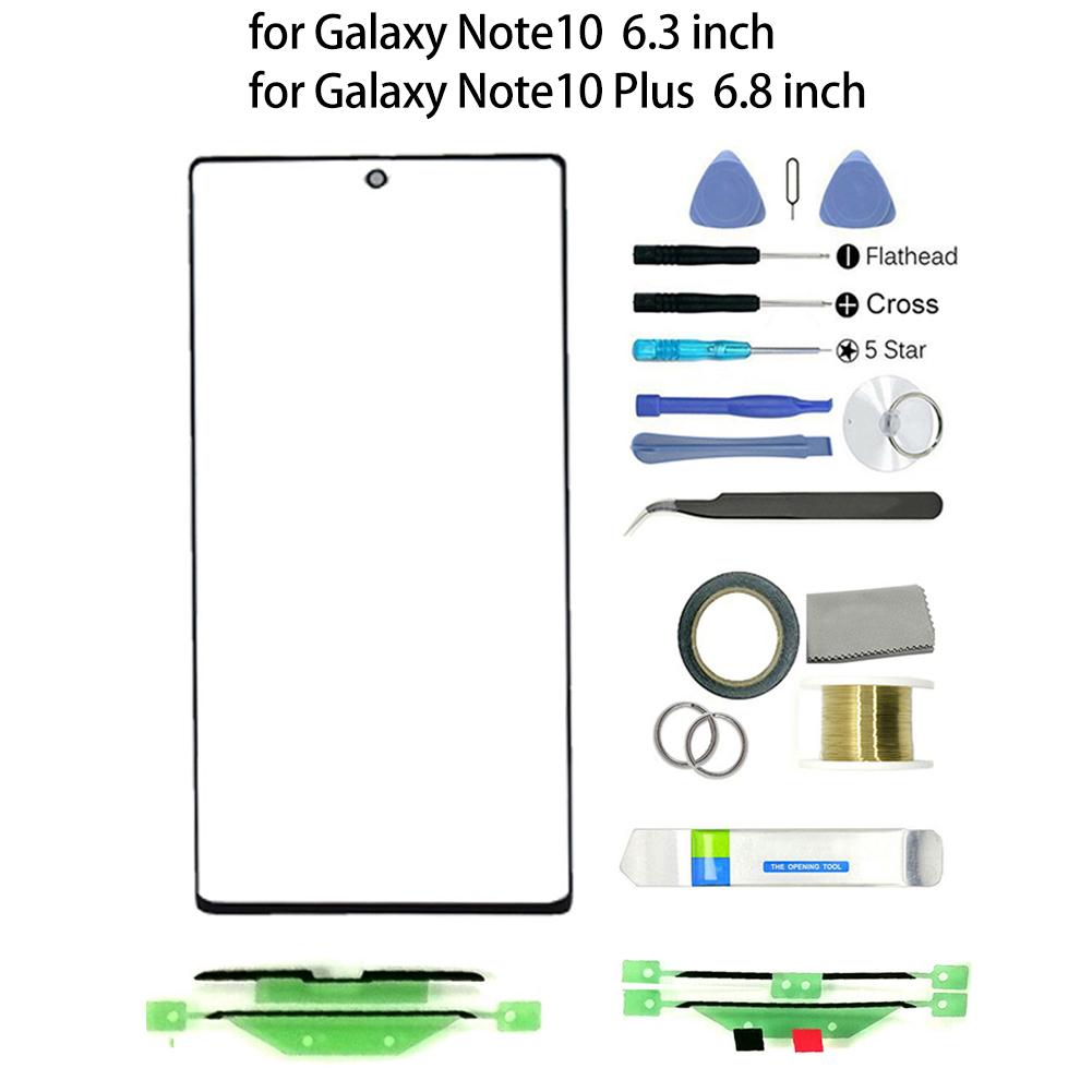Vervanging Scherm Voor Glas Lens Reparatie Kit Voor Samsung Galaxy Note 10 Plus Front Touch Screen Glas Lens Gereedschap + uv Lijm