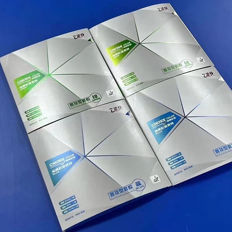 Oryginalna guma robić tenisa stołowego przyjaźń 729 przechodzić Zielony niebieski seria lepki pryszcze-w świst Pong kolor guma z certyfikatem ITTF