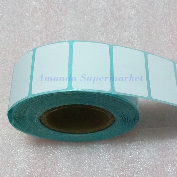 900 Pcs Label Sticker 35*25 mm 1.38"*0.98" Thermal Label Supermarket Price Blank Label Direct Print Waterproof
