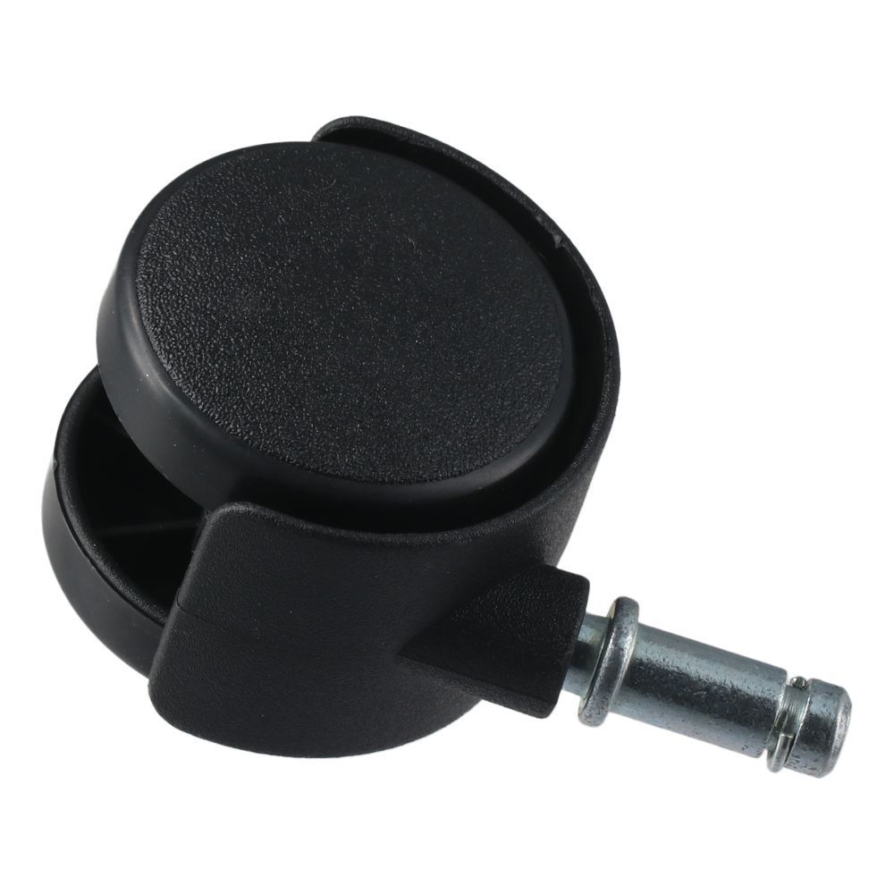 1pc Black Furniture Casters 1.5 Inch Swivel Casters,Insert Rod 360 Degree Universal Caster,Furniture Pulley and Luggage Wheel