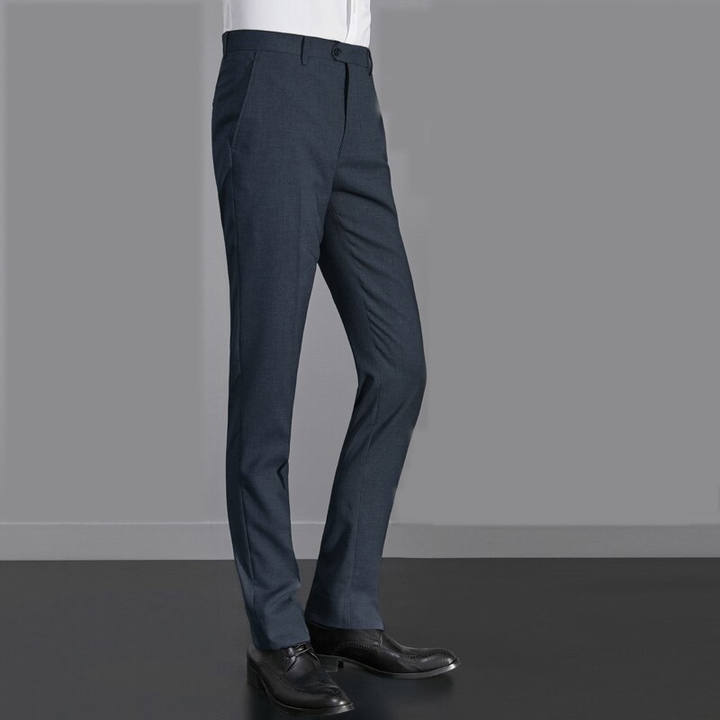 Suit Men's Pants Wrinkle-resistant Zipper Fly Suit Formal Business Meeting Male