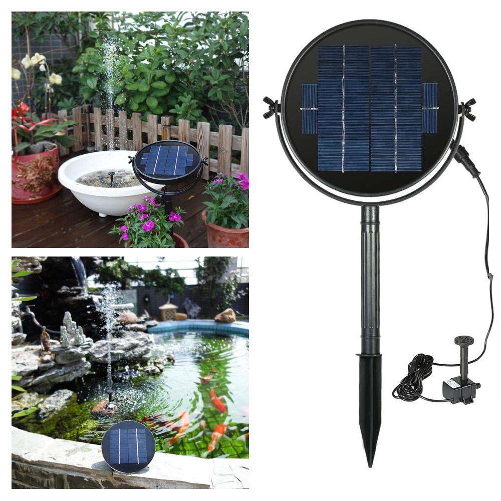 LanLan-fuente de agua Solar de pie para acuario, para estanque Caño, piscina, Patio y jardín: Default Title