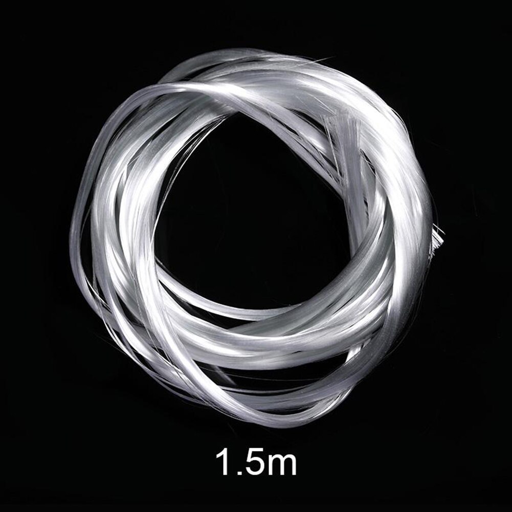 1m/1.5m/2m nail art glasfiber uv gel diy negle hvide akryl negleforlængerspidser med skraber