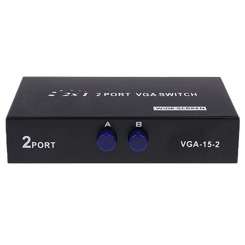 -2 Poort Vga Monitor Schakelaar Monitor Switch Vga Switch Vga Splitter
