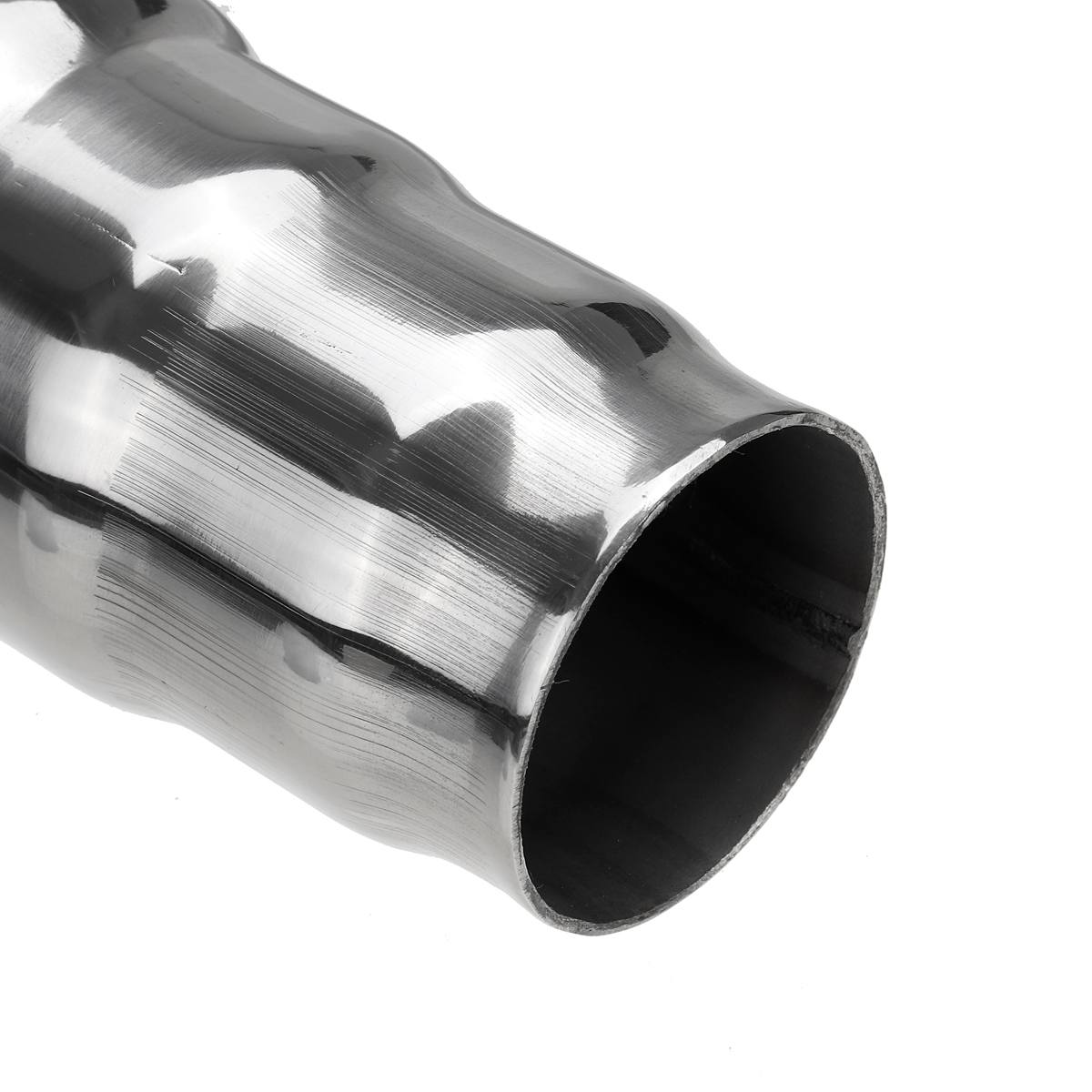 50Mm-72Mm Universele Auto Uitlaatdemper Pijp Reducer Adapter 5 Stappen Connector Buis Roestvrij Staal